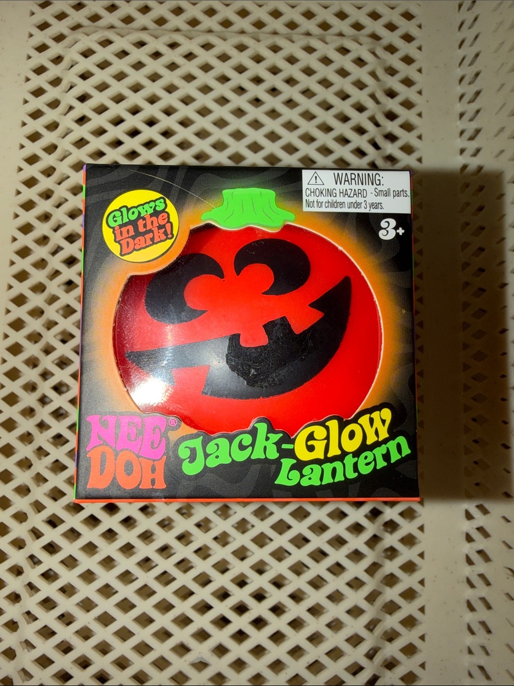 NeeDoh Jack-Glow Lantern - Orange Pumpkin